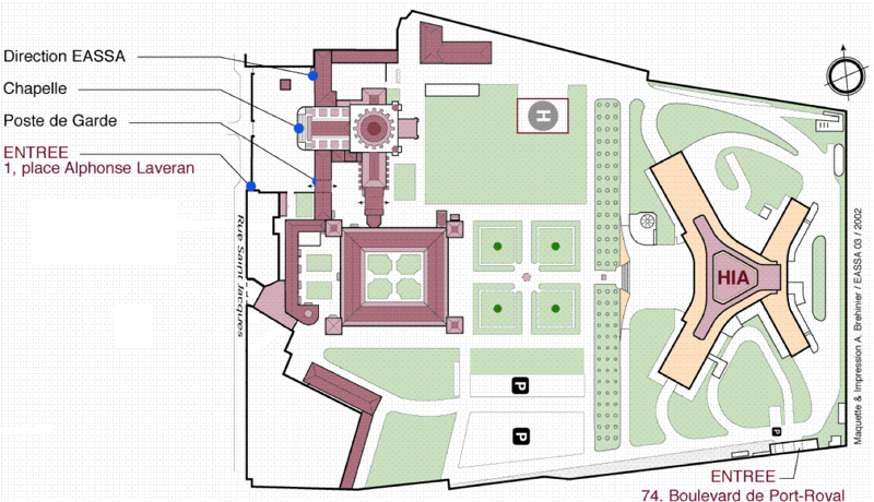 Plan du Val-de-Grâce